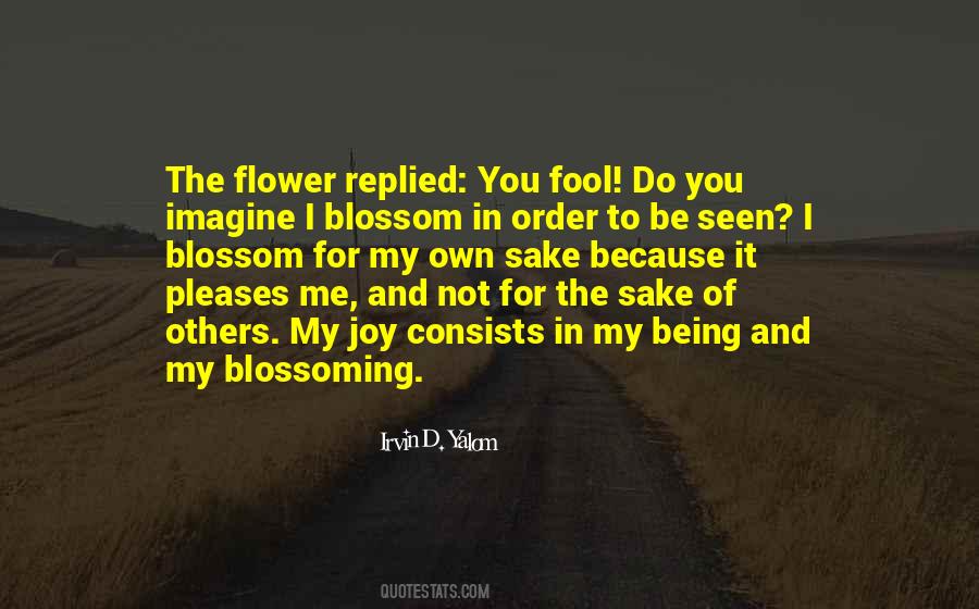 Flower Joy Quotes #1469138