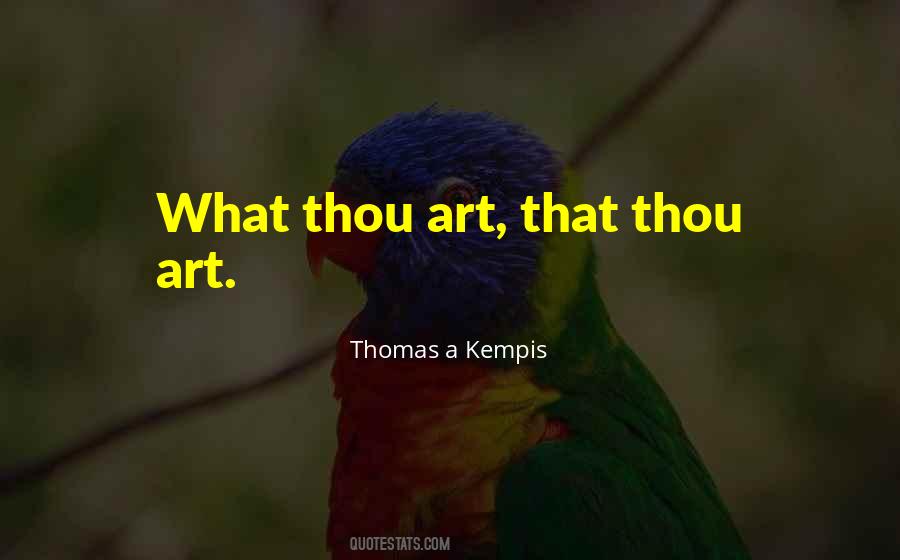 Art Thou Quotes #2620