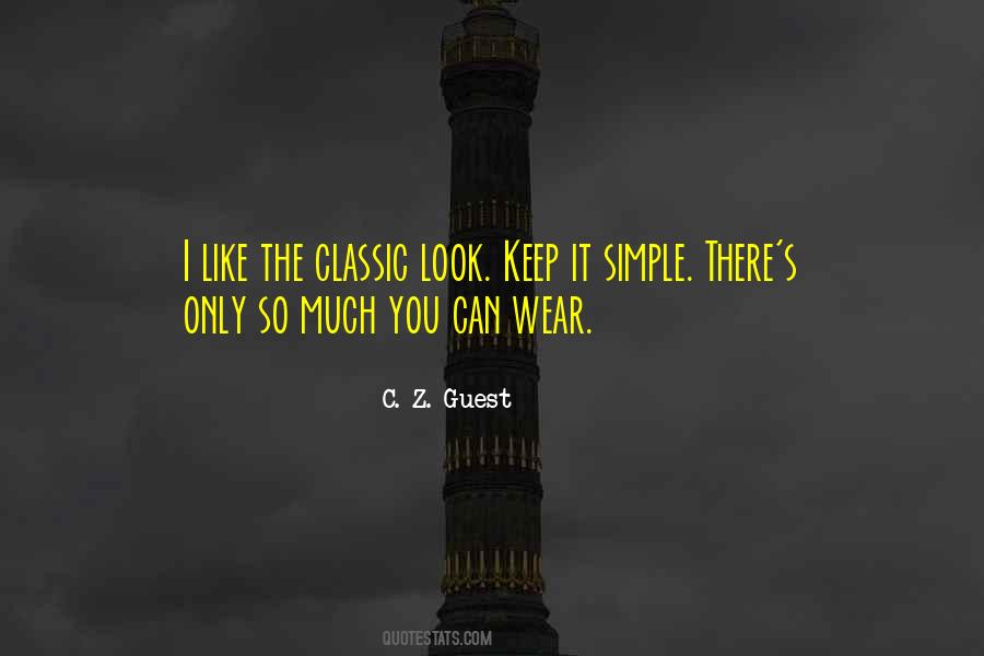 Simple Wear Quotes #1641323