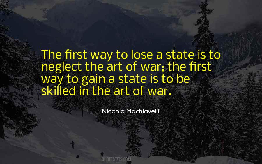 Machiavelli The Art Of War Quotes #1637665