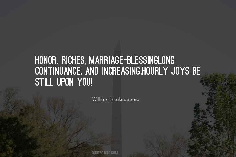 Wish For Marriage Blessing Quotes #1090587