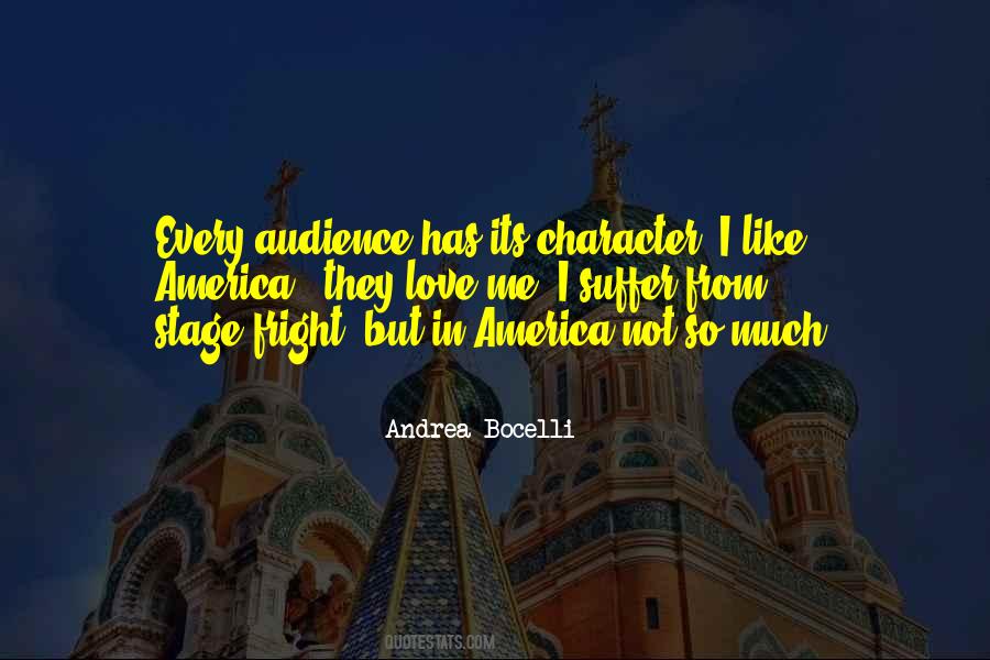 Audience Love Quotes #539941