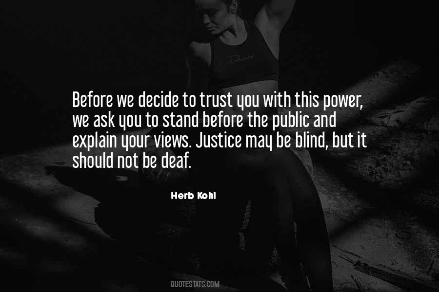 Justice Blind Quotes #595451