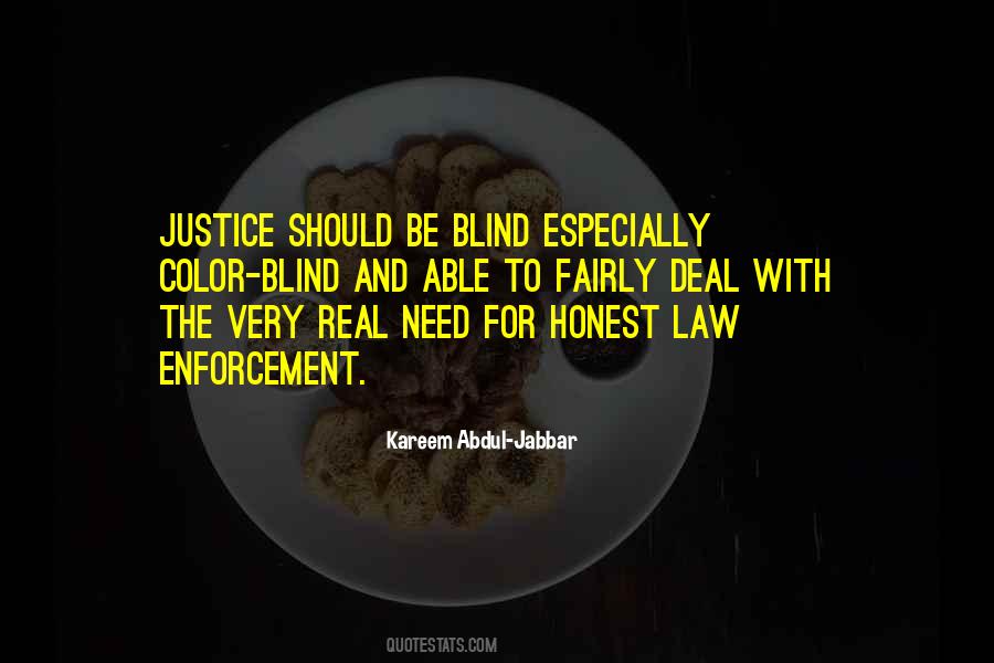 Justice Blind Quotes #61066