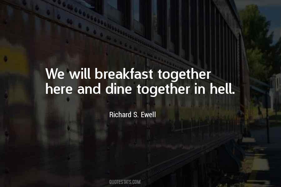 Having Breakfast Together Quotes #1437637