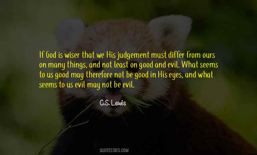 God Judgement Quotes #1356982