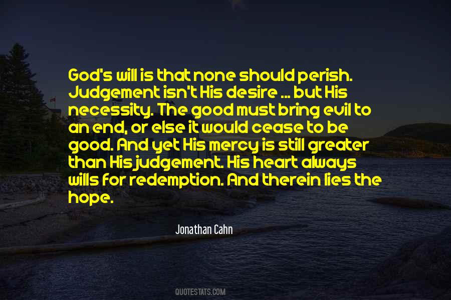 God Judgement Quotes #1367722