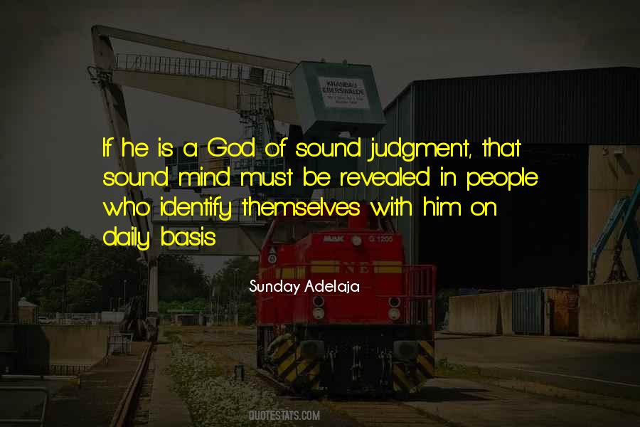 God Judgement Quotes #708256