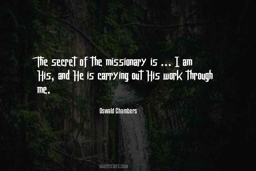 Quotes About The Missionary #569293