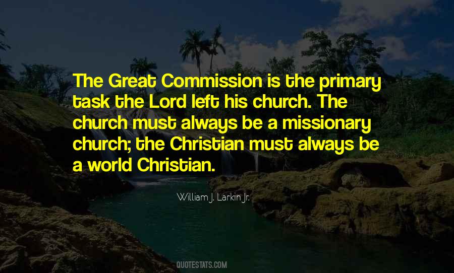 Quotes About The Missionary #603100