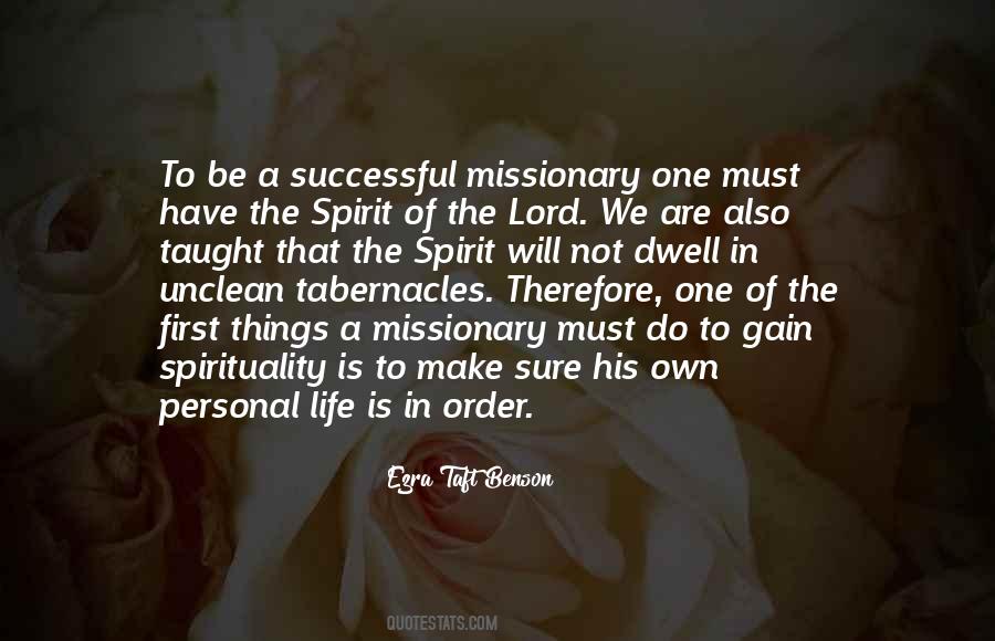 Quotes About The Missionary #948789