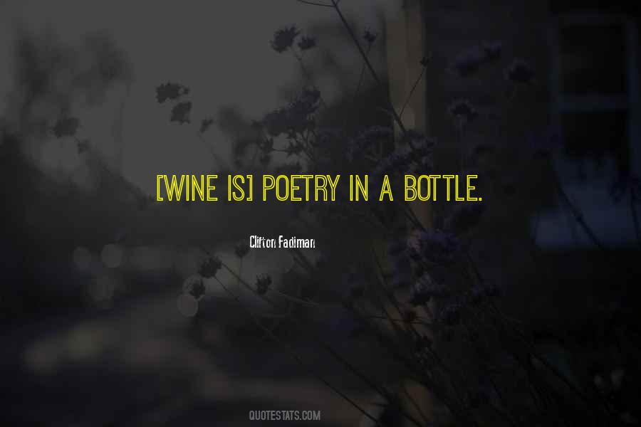Wine Poetry Quotes #310374