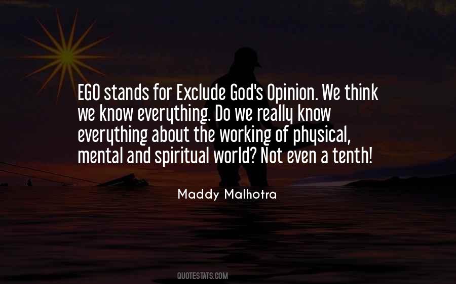Spiritual Ego Quotes #593723