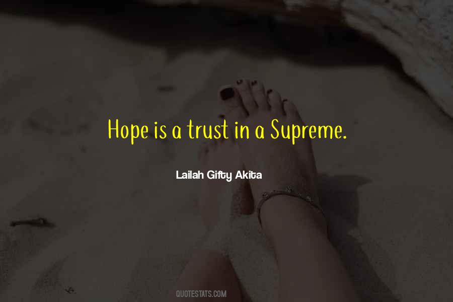 Hope Trust Faith Quotes #748191