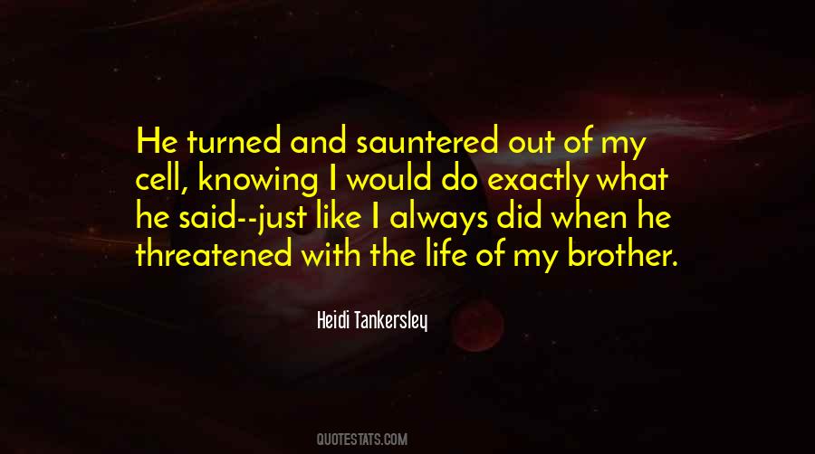 Brother Like U Quotes #69979