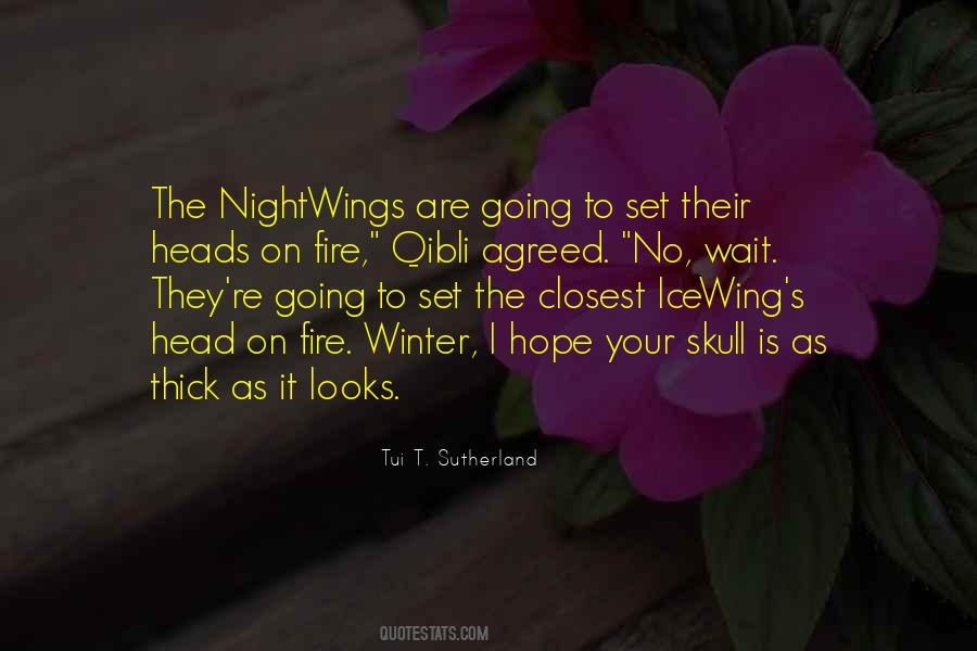 Winter Fire Quotes #1609553