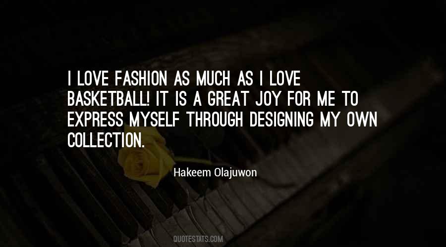 Own Fashion Quotes #805869