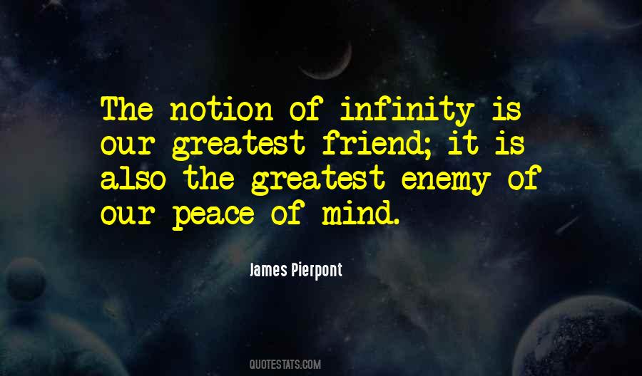 Peace Enemy Quotes #1074239