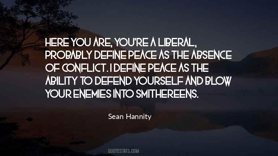 Peace Enemy Quotes #647536