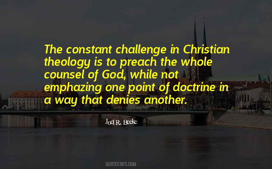 Doctrine Of God Quotes #1137939