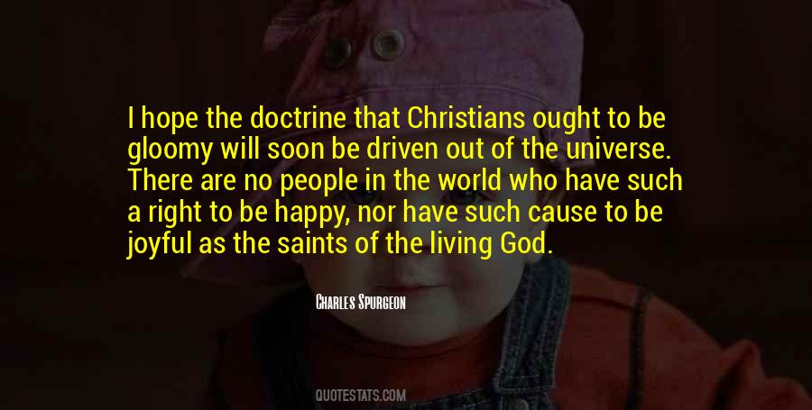 Doctrine Of God Quotes #1280707