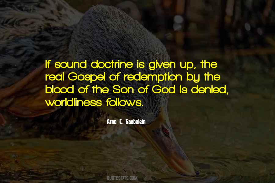 Doctrine Of God Quotes #1366647
