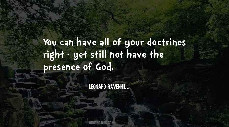 Doctrine Of God Quotes #300414