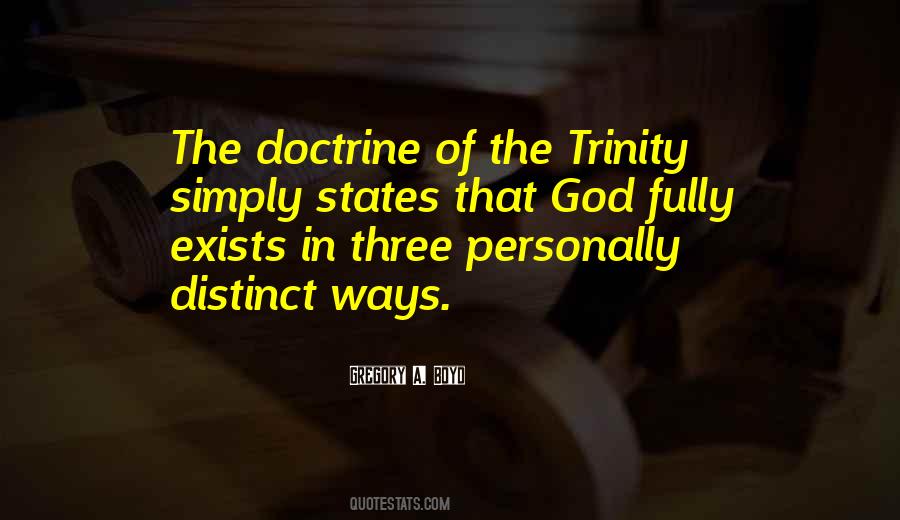 Doctrine Of God Quotes #31229