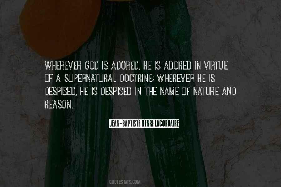 Doctrine Of God Quotes #540722