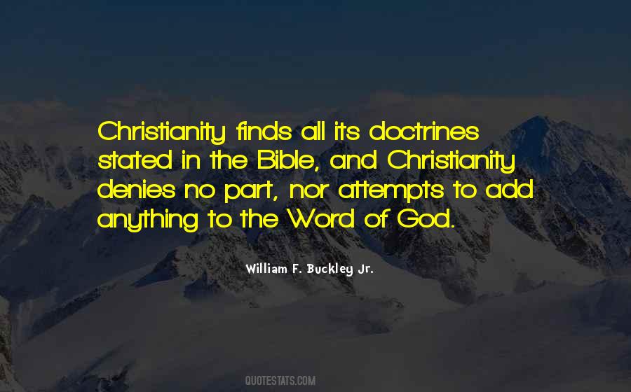 Doctrine Of God Quotes #773569
