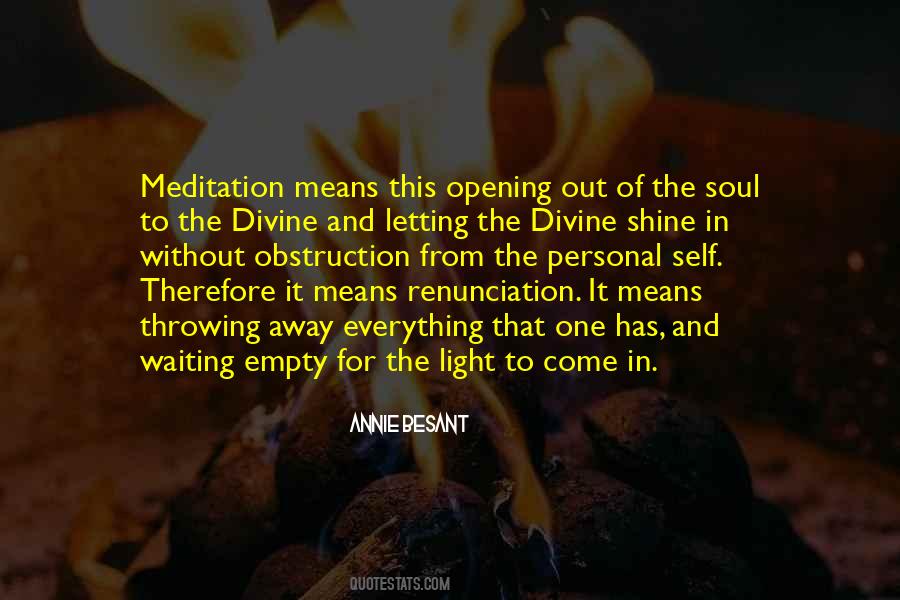 Meditation For Quotes #125662