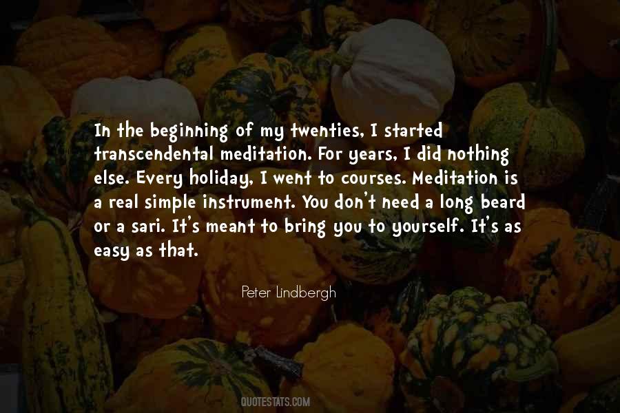 Meditation For Quotes #66717