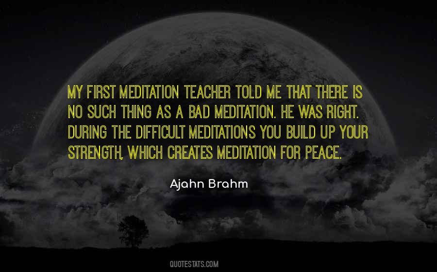 Meditation For Quotes #838914