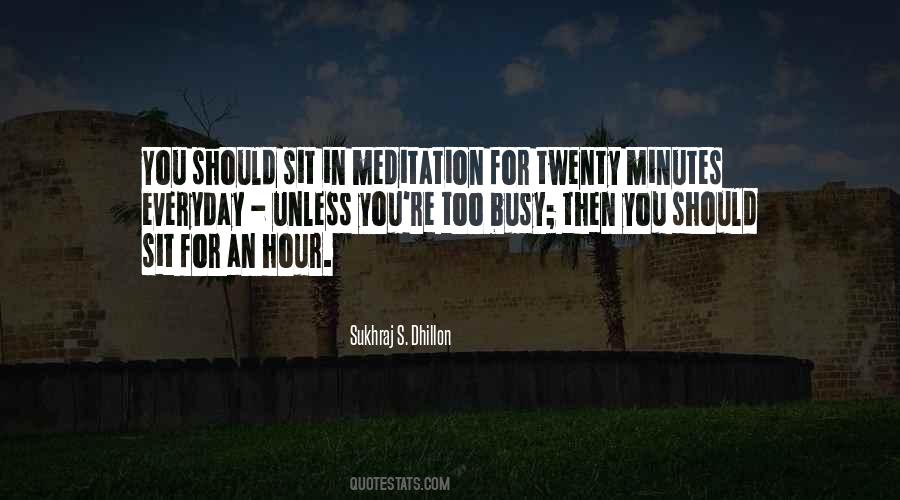 Meditation For Quotes #99875