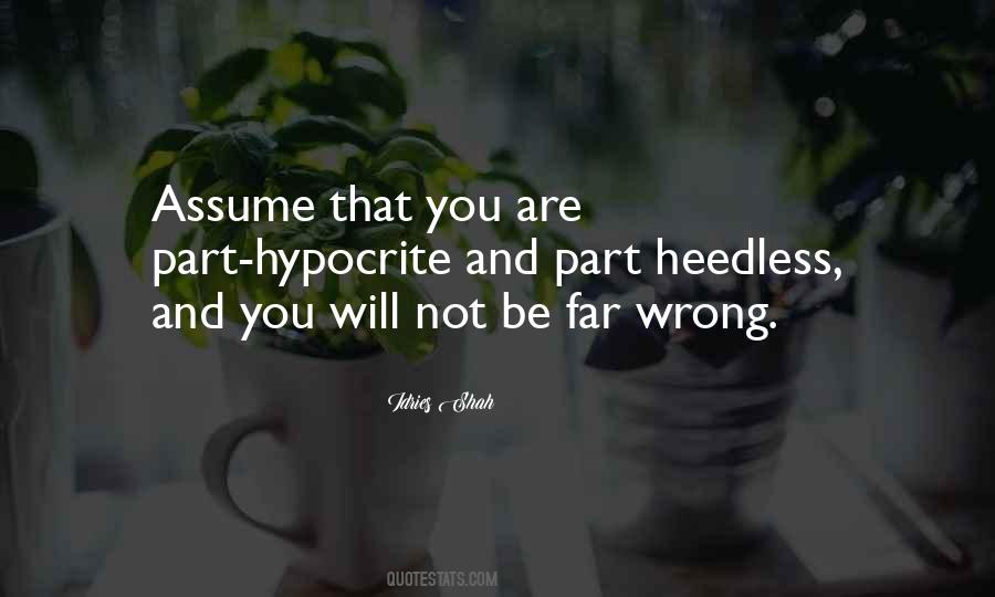 Wrong To Assume Quotes #129960