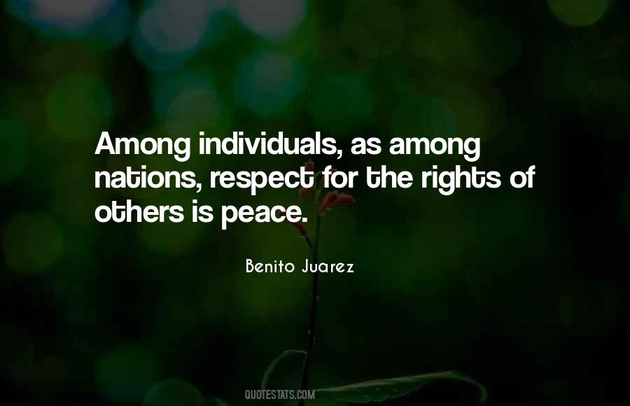 Peace Respect Quotes #1033780