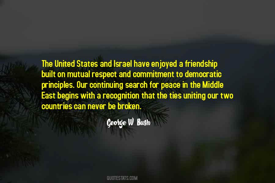 Peace Respect Quotes #1194525