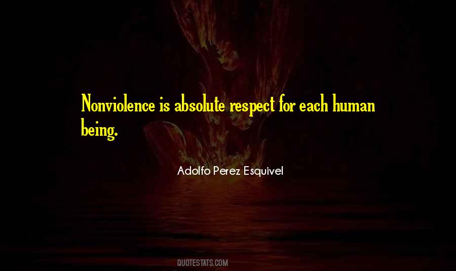 Peace Respect Quotes #170037