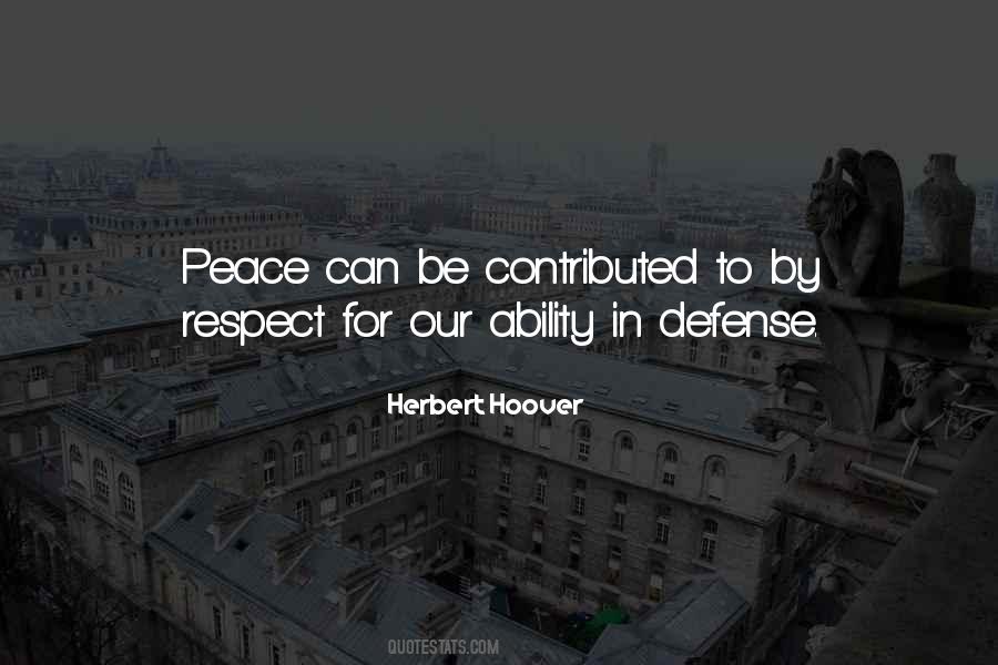 Peace Respect Quotes #88082