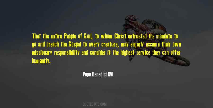 Service To God And Humanity Quotes #1222099