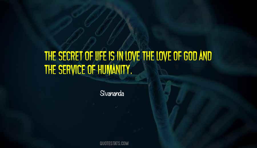 Service To God And Humanity Quotes #1516715