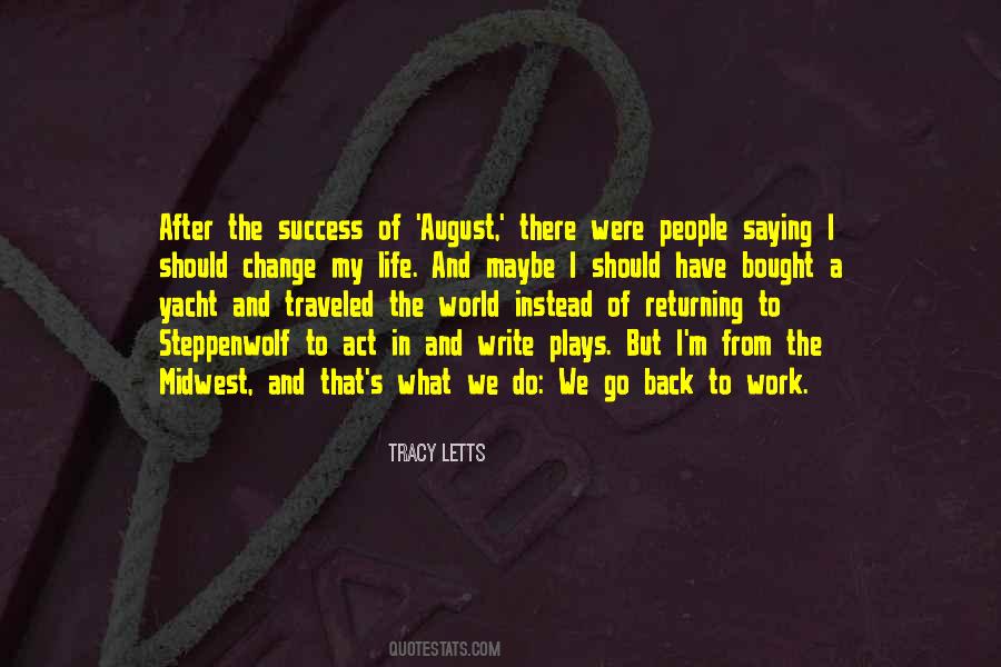 Success In My Life Quotes #1703402