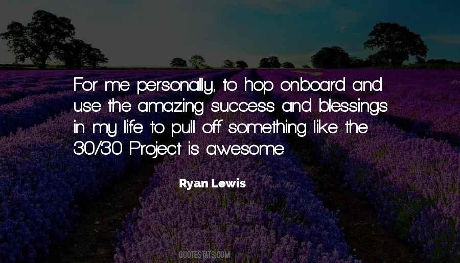 Success In My Life Quotes #1735075