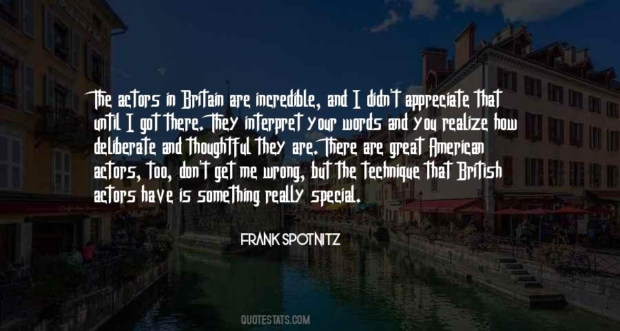 You Appreciate Me Quotes #219173