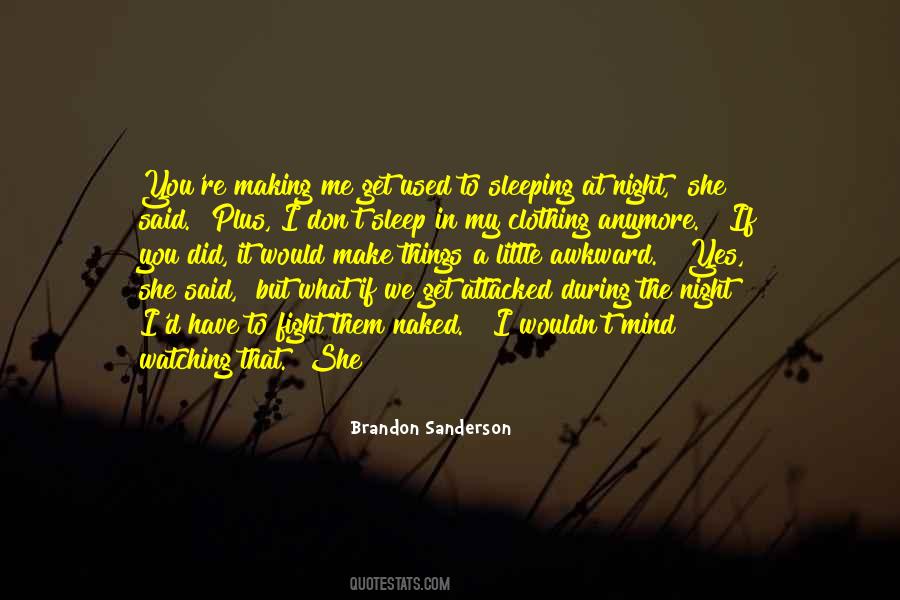 Night Sleeping Quotes #1011089