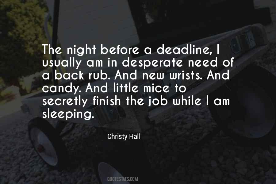 Night Sleeping Quotes #1683362