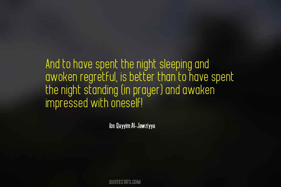 Night Sleeping Quotes #321983
