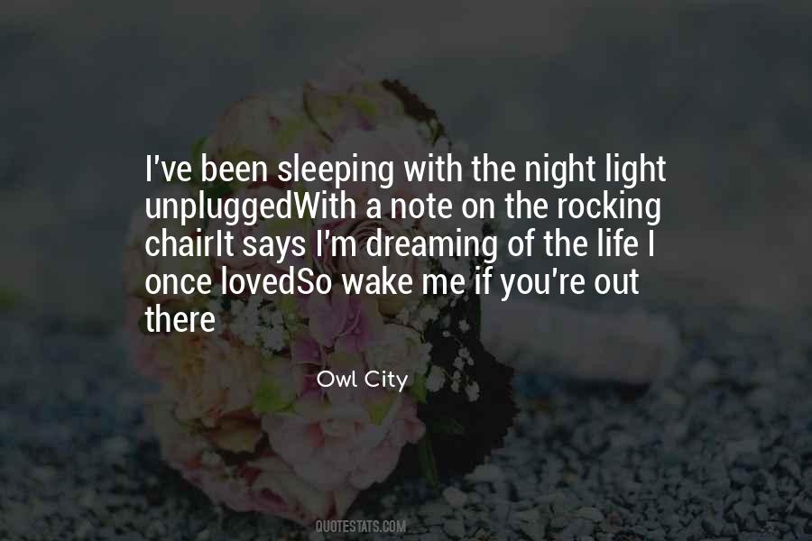 Night Sleeping Quotes #754632