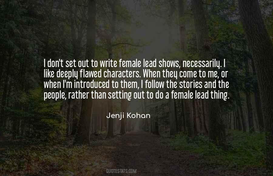 Female Lead Quotes #1716631