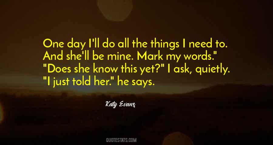 Does She Know Quotes #266842